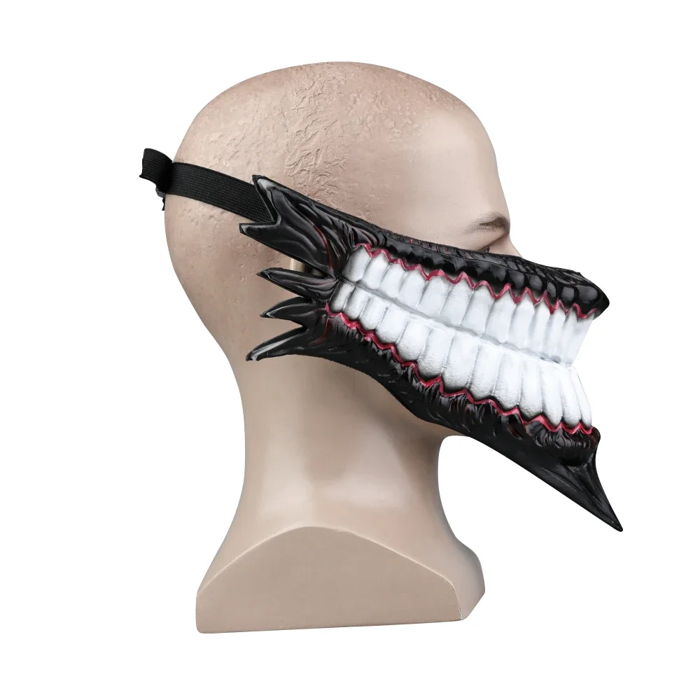 Cosplay Face Mask for Adult Halloween Masquerade Ken Takakura Okarun DAN DA DAN masquerade mask full face mask half face mask