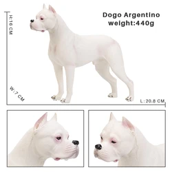 Lifelike Farm Dog Toy Figures - Classic Collection (White)
