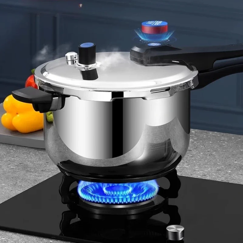 Kitchen Gas Pressure Cooking Pot Stainless Steel Universal Explosion Proof Cooker Household Gas Induction Cooker