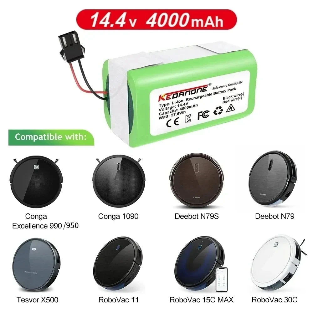 144V4000mAhReplacementBatteryforCongaExcellent99010901790
