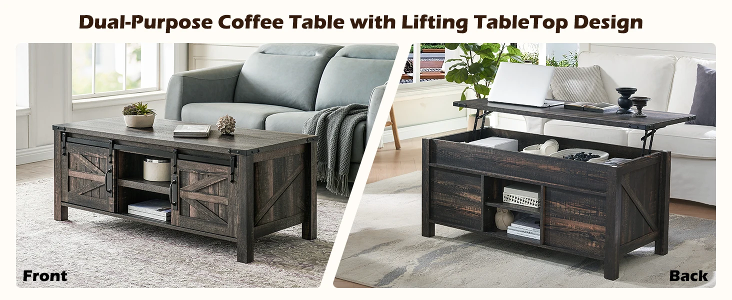 rustic coffee table