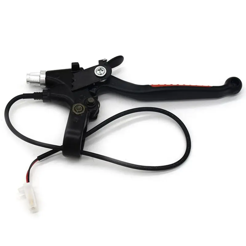 1 Pair Aluminium Parking Power Cut Electric Bicycle Left Right Brake Levers Universal E-Bike Scooter Brakes Handles Replacement