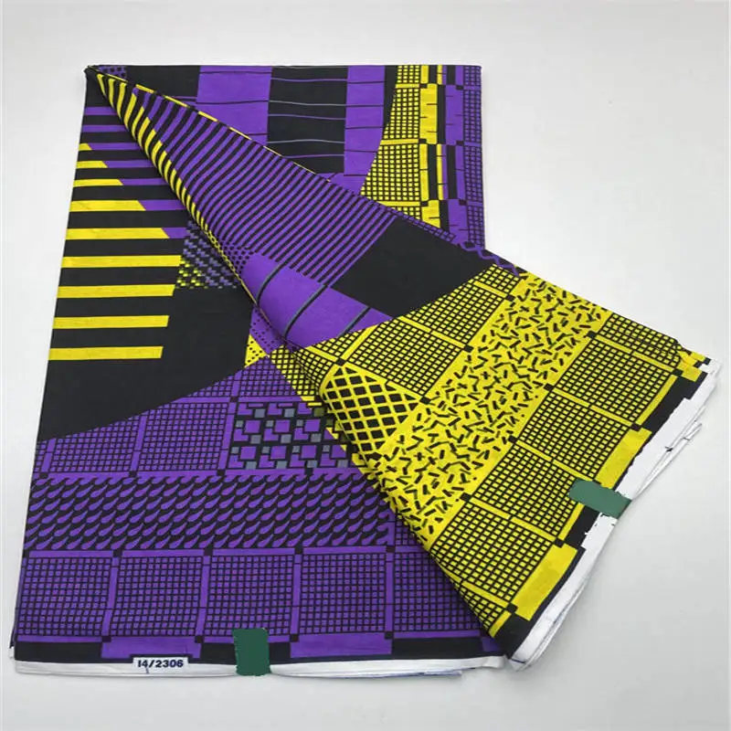 

Новейшее поступление, высокое качество, Африканский хлопок, принт, восковая ткань, ткань Анкара для вечерние вечернего платья, 6 ярдов/шт. 1020