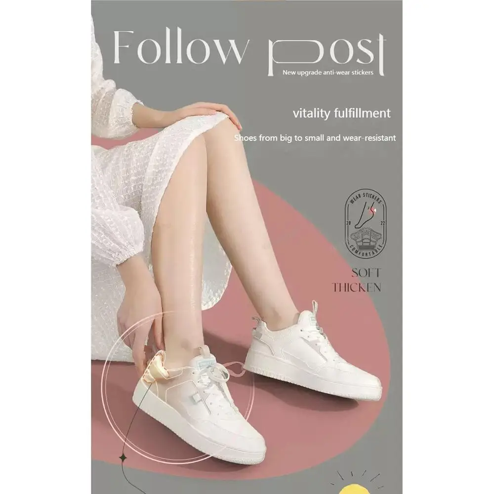 Inserts Sneaker Shrinking Size High Heel Cushion Anti-wear Heel Stickers Women Shoe Insoles Protectors Foot Pads
