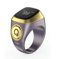 IQibla Smart Praise Zikr Ring Tasbih Tally Intelligent Digital Counter for Muslims 5 Prayer Time Vibration Reminder Waterproof 1