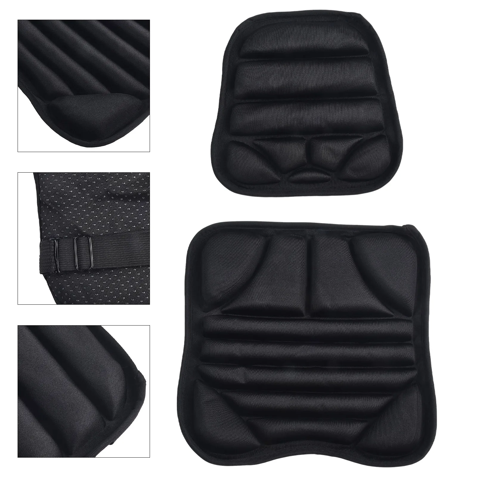 Gel Cover Pad Motor Seat Cushion Motorcycle Black Double Sitting 3D Fabric Motorcycle Products Seat Cushion