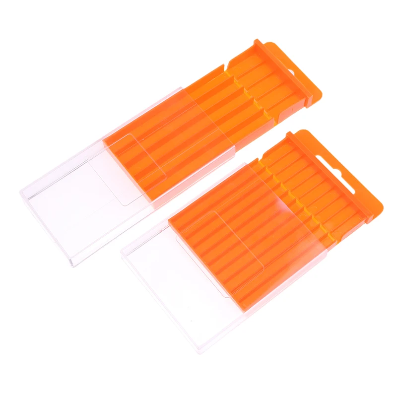 High Quality Drill Storage Box Plastic Drawing Box Special Tool Box For Twist Drill Tap Accessories Parts Storage Box 4