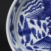 Chinese Ceramic Appreciation Plate Decorative Plates For Home Decoration And Accessories Jingdezhen Blue And White Phoenix Plate 4