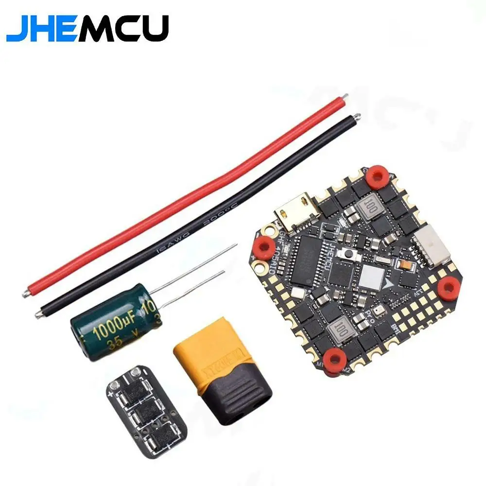 

JHEMCU GHF405AIO-ICM Betaflight F405 OSD Flight Controller W/ 40A ESC PWM Dshot600 2-6S for Toothpick RC FPV Racing Drone parts