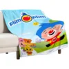 Microfiber Blanket Luxury Cover Fluffy Soft Blankets P-plim PlimsThrows Sofa Knee Anime Throw Child Cute Home Textile Garden 4