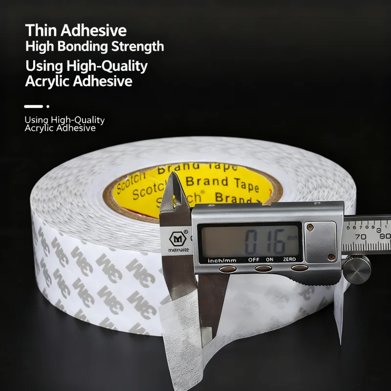 Double Sided Adhesive Tape 3M 9080 50M 5-50mm Ultra-thin Transparent No Traceless High Viscosity Waterproof
