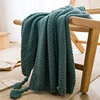 Handmade Blanket Casual Lunch Break Office Fringe Sofa Blanket Simple Bed Flag Bed Tail Blanket 3