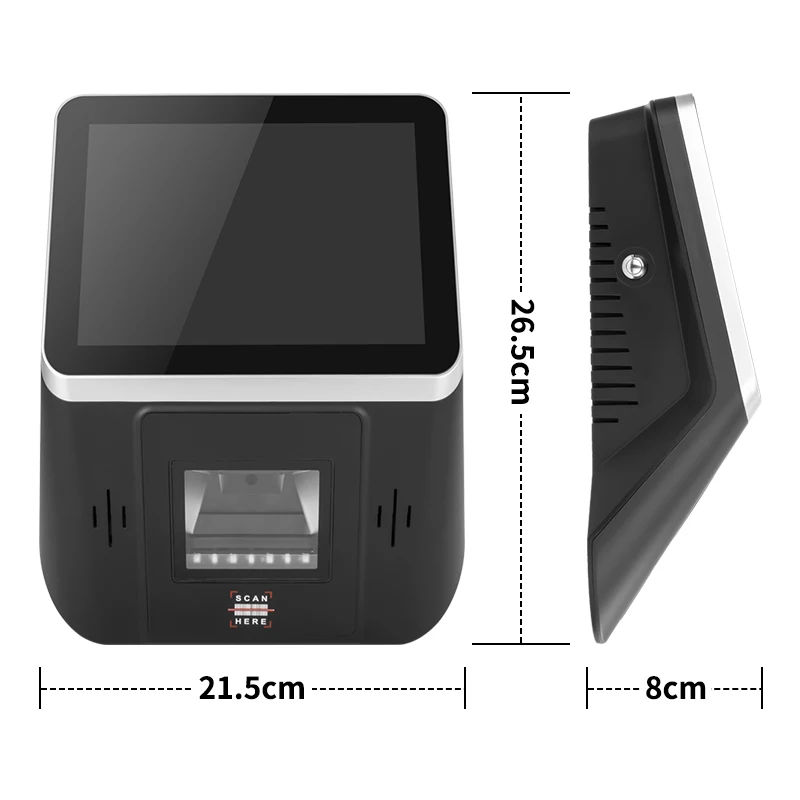 8 Inch Windows Price Checker Cj80 With Barcode Qr Code Reader Wall Mounted Pos Terminal Touch Screen Price Checking Wifi Rj45