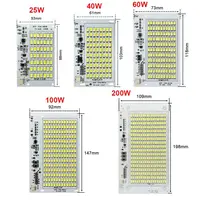 Panneau de lumière solaire LED 25/40/60/100W, 1 pièce, lumière blanche, panneau de Source de lumière haute luminosité avec télécommande SMD5730 5