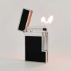 Vintage Gas Lighters Metal Lacquer Double Flame Tobacco Smoking Cigarette Tools Ciger Accessories Men Father Birthday Gifts 4