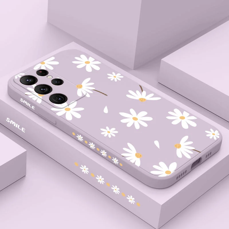 Elegant Plain Daisies Phone Case Cover