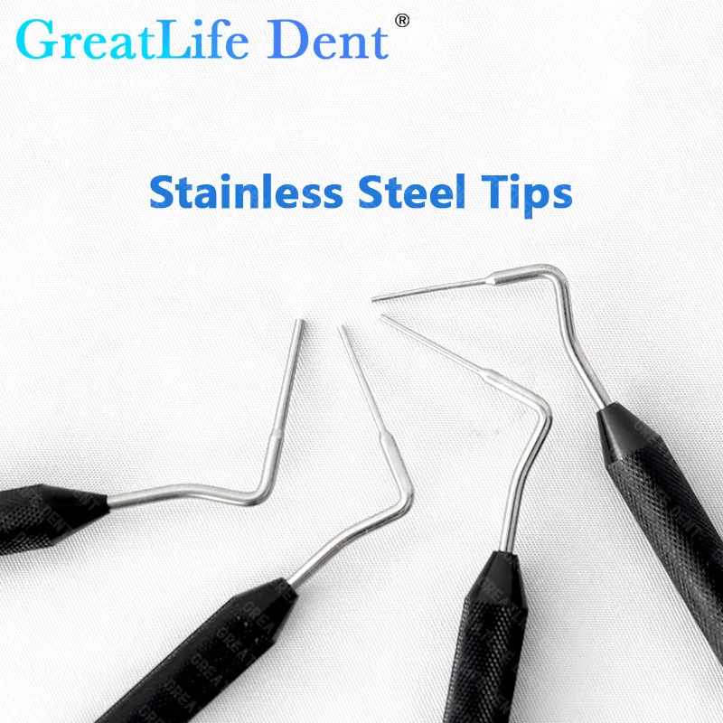 GreatLfie Dent Dental Endo Hand Plugger Endodontics Instruments NITI / Stainless stell Tip Dentist Dentistry Tools