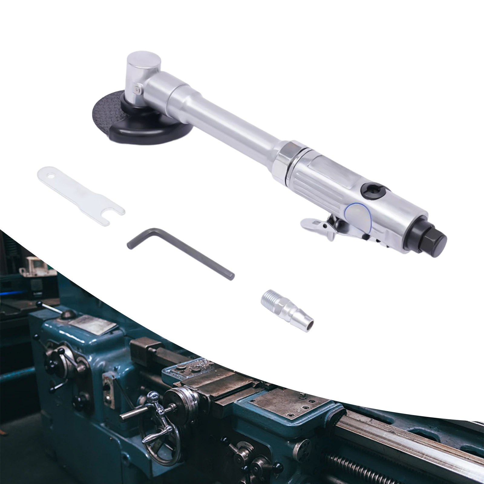 Long Handle Air Angle Grinding Cutter Air Cutting Machine Power Tool for Carve Wood and Bamboo 2