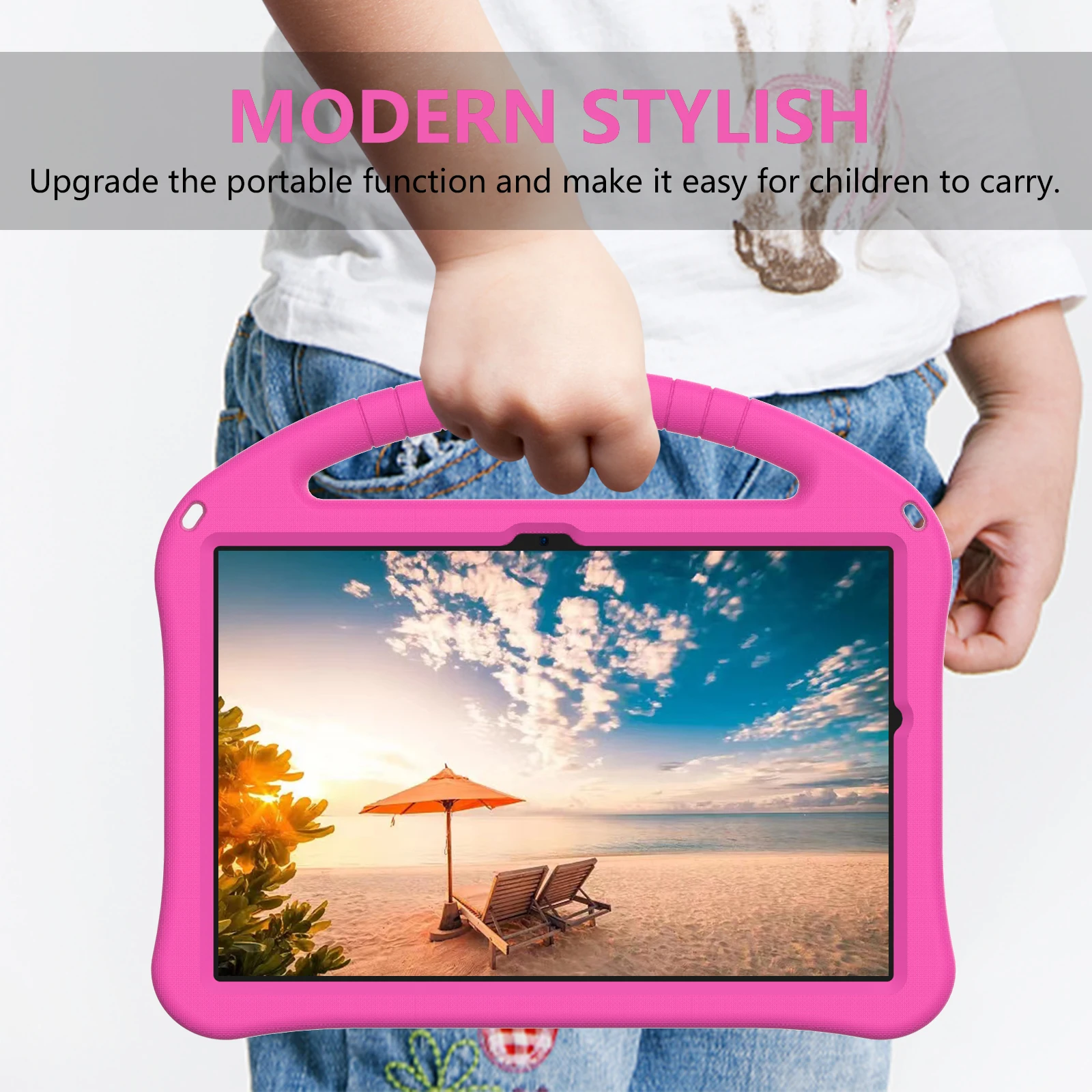 Kids Case for Samsung Galaxy Tab A9 Plus (11 Inch) Anti-Fall Shockproof Stand Hand-Held for Samsung Galaxy Tab A9+ 11.0\