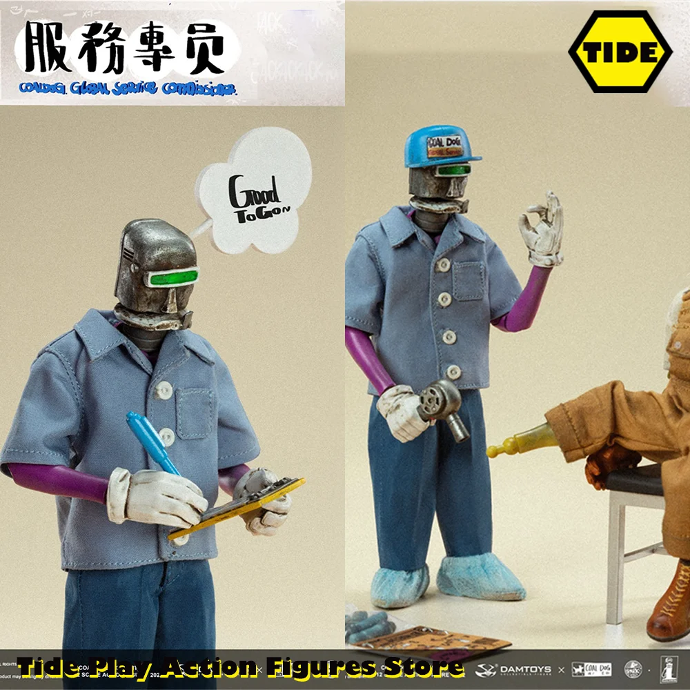 

DAMTOYS & COALDOG PES026 1/12 Death Gas Station Series Global Service Commissiner Jack Full Set Action Figure Doll for Fans Gift
