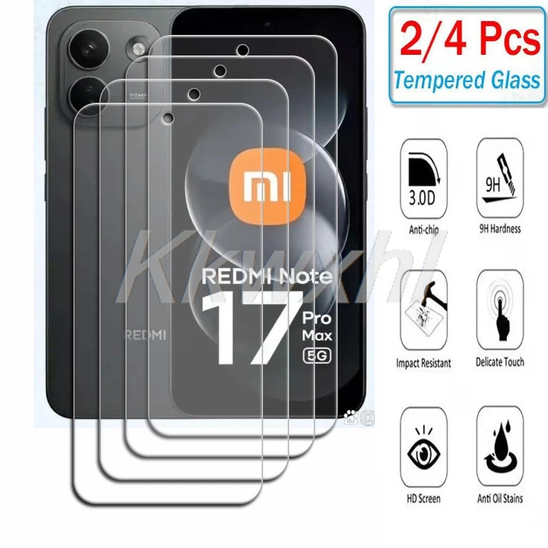 Premium 9H HD Tempered Glass Screen Protector (2-4 Pack)