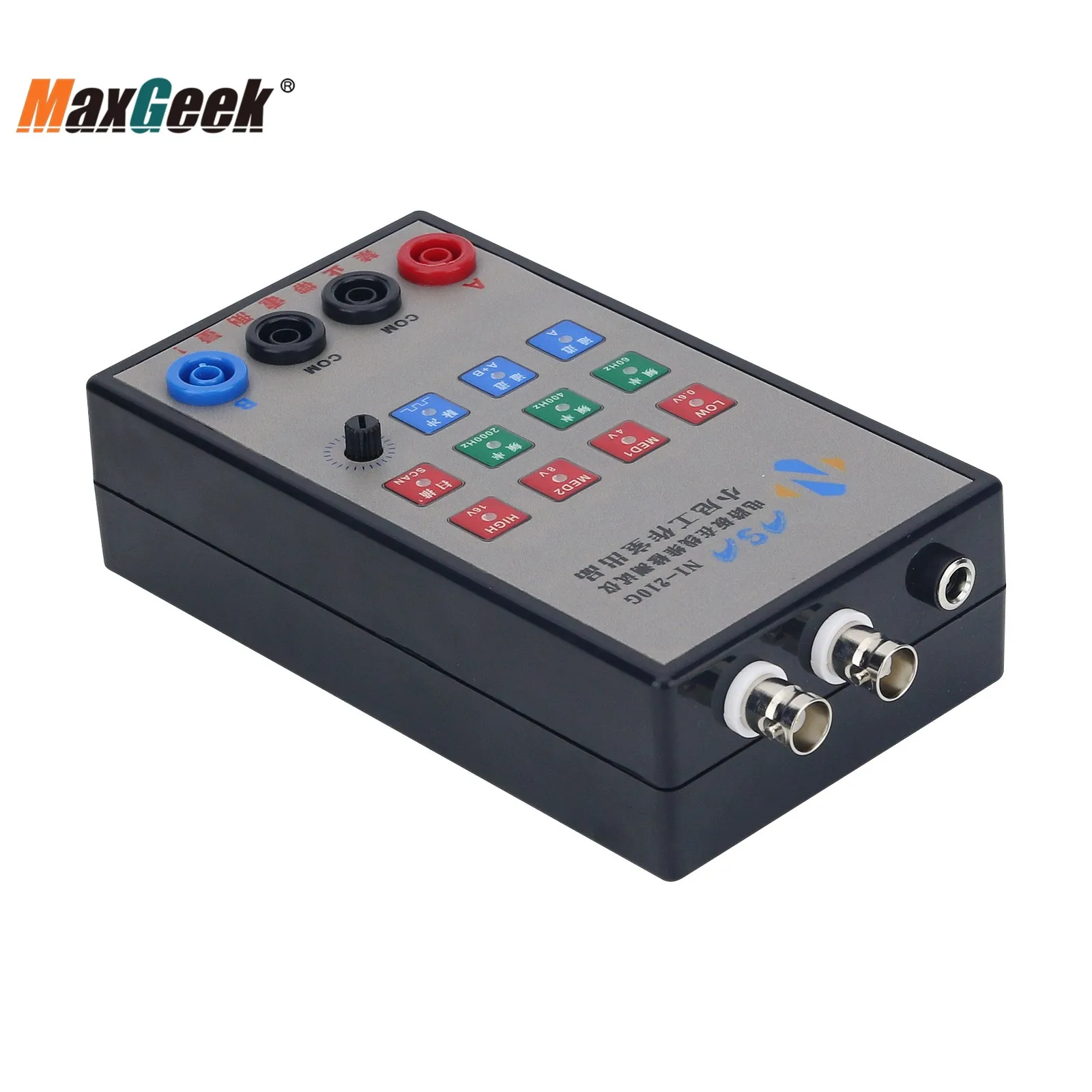Maxgeek Professional Handheld VI Curve Tester w/ Plastic Shell Two-Channel Input Displays Three Frequencies 6