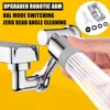 Metal 1080° Universal Rotation Faucet Sprayer Head for Faucet Extender Aerator Bubbler Nozzle Kitchen Tap Washbasin Robot Arm 1