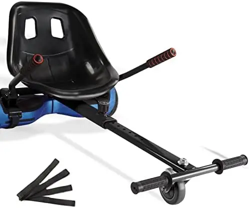 

Hoverboard Seat Attachment 265lbs Capacity, 26"-34.5" Adjustable Length Hover Board Go Kart Accessory w/Comfortable&