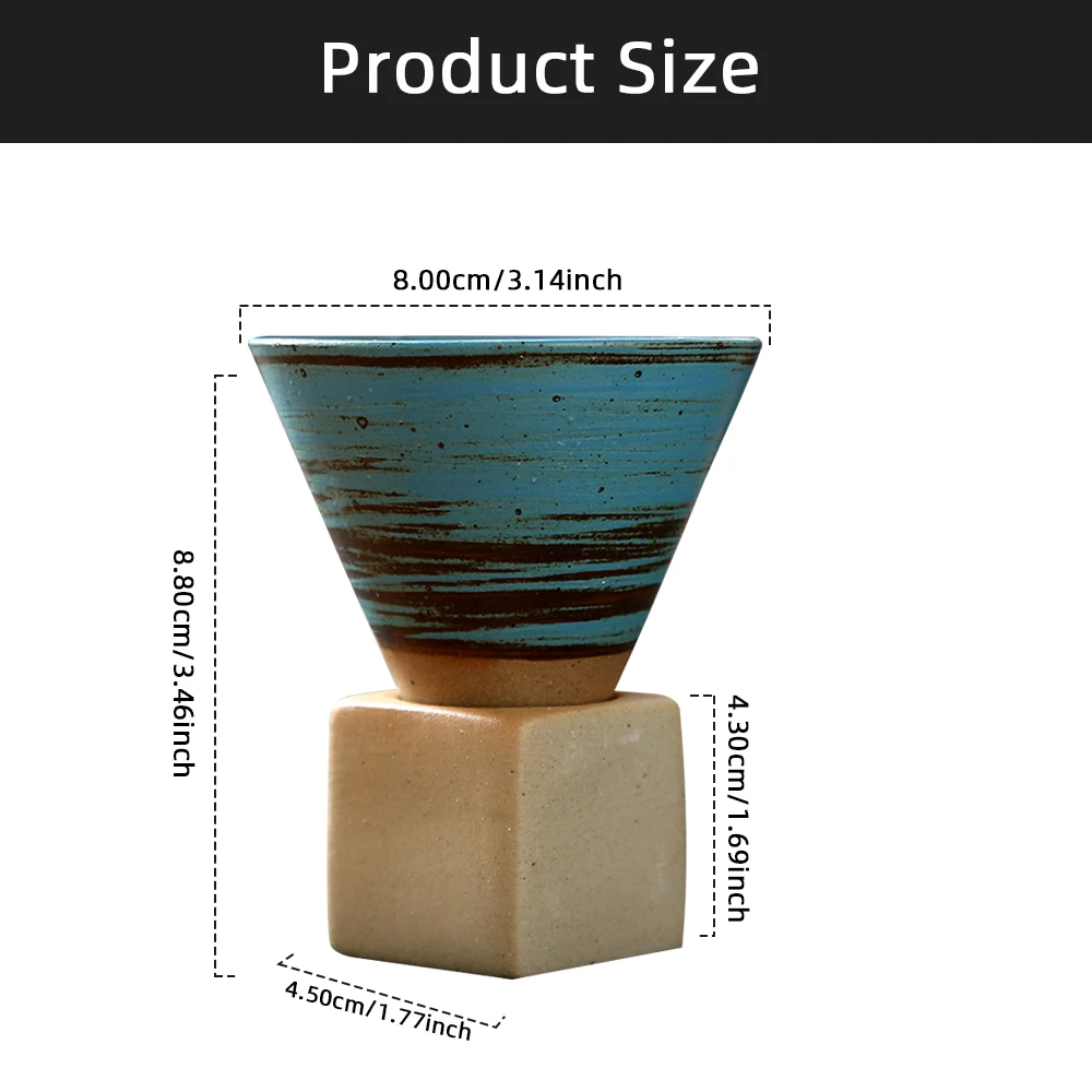 كوب قهوة سيراميك ريترو 200مل