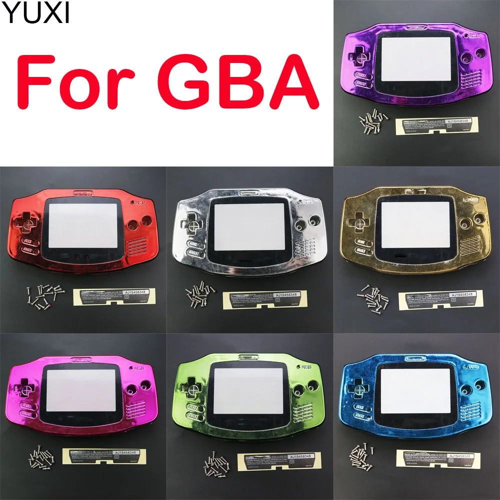 1Set Electroplating For GameBoy Advance Game Console New Housing Shell ...