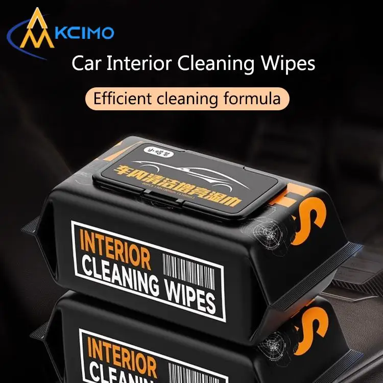 1Pc Car Interior Cleaning Wipes Multi-functional For Dashboard Seat Leather Console Carpet Disposable Car Washing Towel