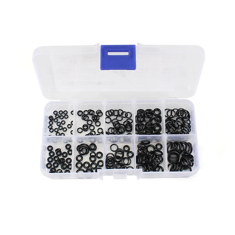 250PCS O-링 NBR 씰 링 키트 두께 1 / 1.5mm 니트릴 고무 NBR 가스켓 씰링 링 O 링 고무 키트 세트