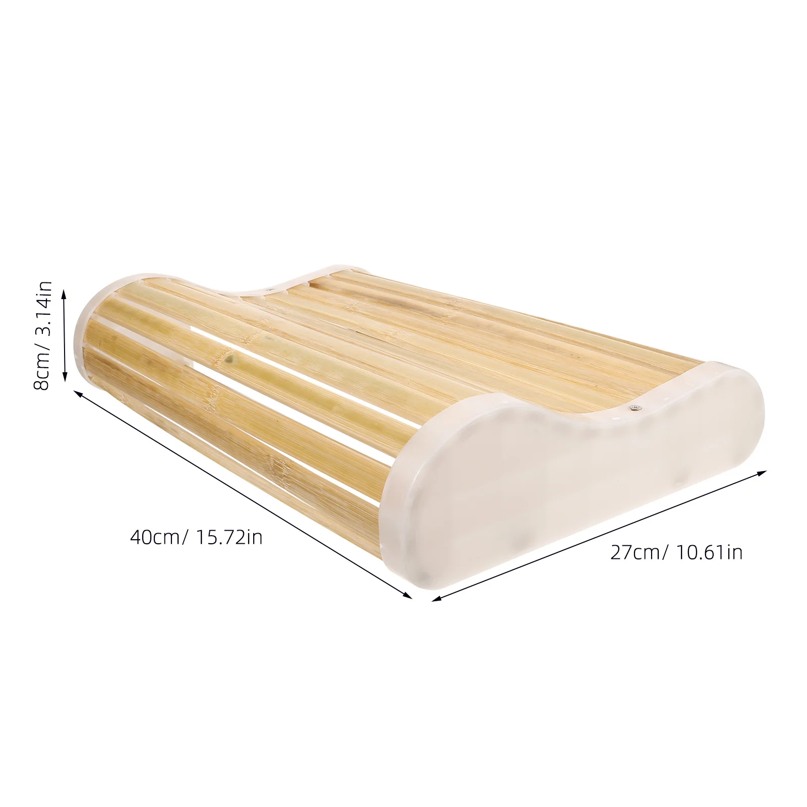 Bamboo Pillow Bed Pillows Bathtub Neck Sweat Steam Cushion Elder Rest Breathable Cooling 4