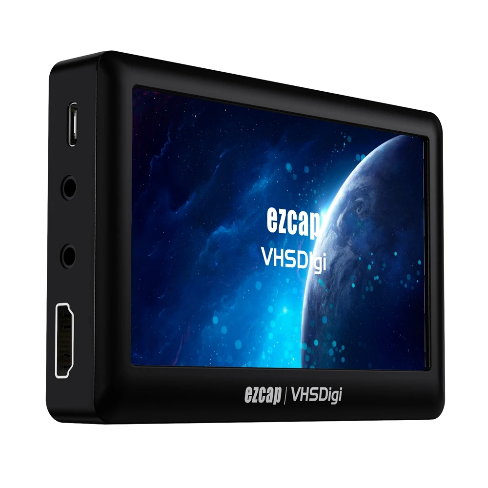 180 AV Recorder Audio Video Capture Card VHS Digitizer Video Recording Box 4.3"