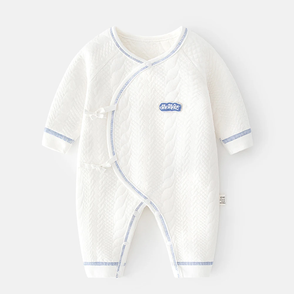 

Long Sleeve Baby Rompers For Girls Combed Cotton Warm Spring Autumn Winter Newborn Clothes 0-3 Months Boy Jumpsuit