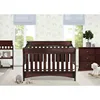 4-in-1 Convertible Baby Crib, Black Cherry Espresso 2