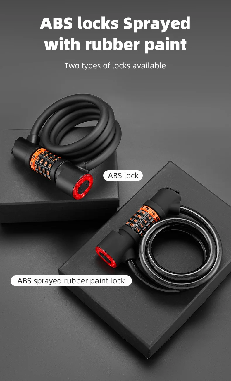 Serrure de vélo - E101054389 - Pliable - Antivol à code - Sécurité