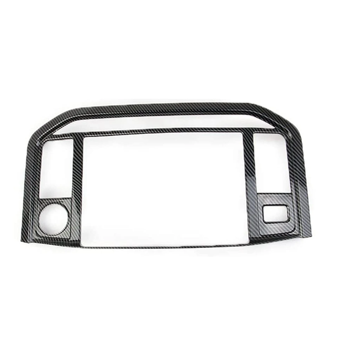 

For Ford F-150 F150 2021 2022 Car Dashboard Navigation Cover Panel Trim ABS Interior Accessories,Carbon Fiber