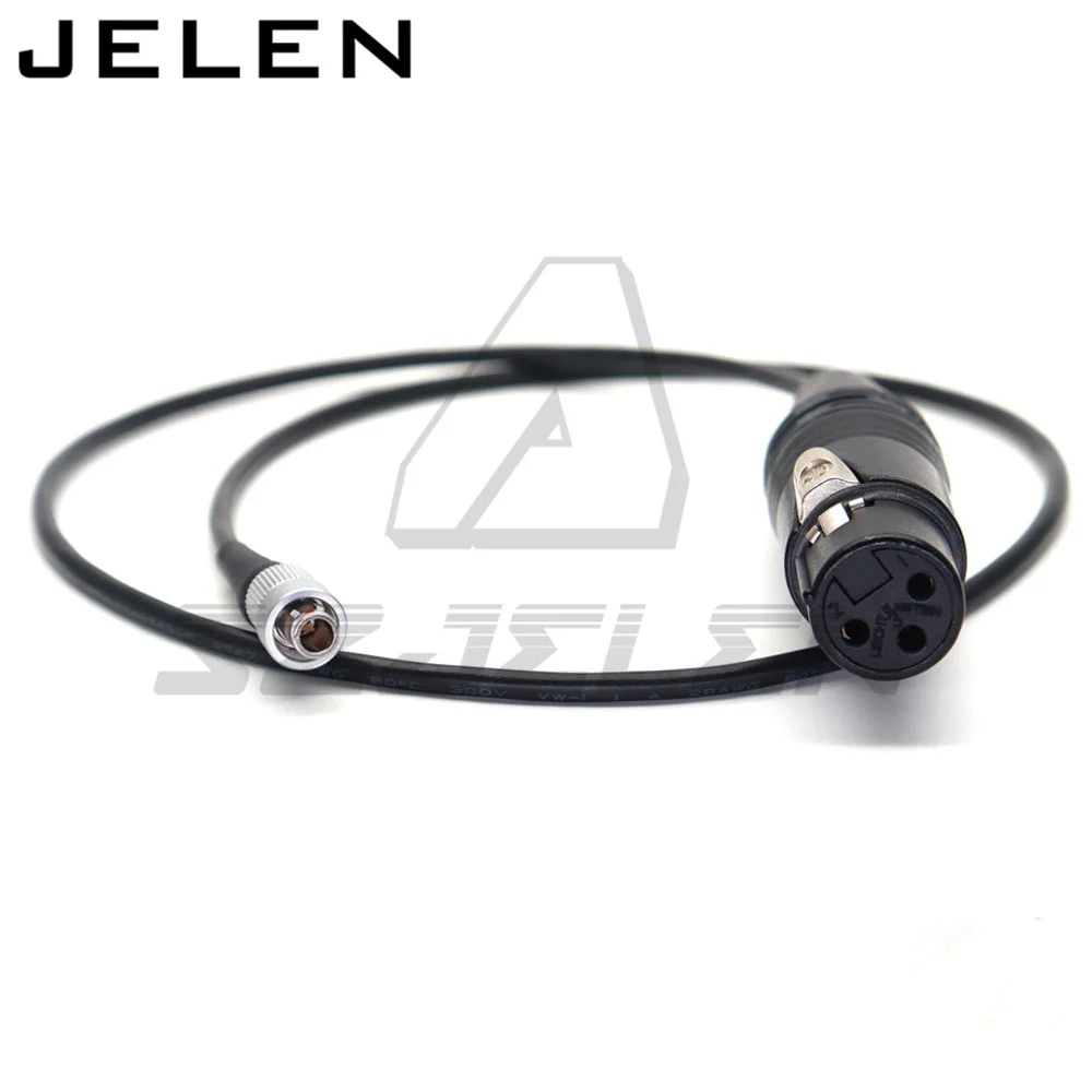 Sennheiser SK2000 송신기 오디오 입력, 커넥터 FVB 00 3핀 수 플러그 - XLR 3핀 암 케이블