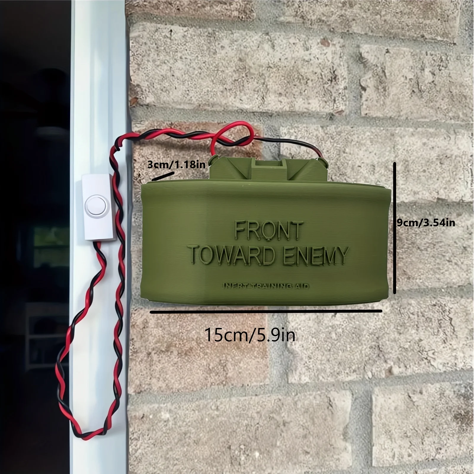 Mina de broma para puerta