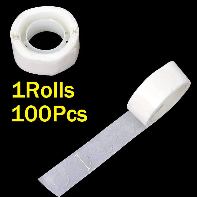 Повітряні кульки Клейкі крапки без залишків Клейкі точки Двостороння стрічка Знімна прозора для DIY Ремісничий декор для вечірок 100-1000 шт.