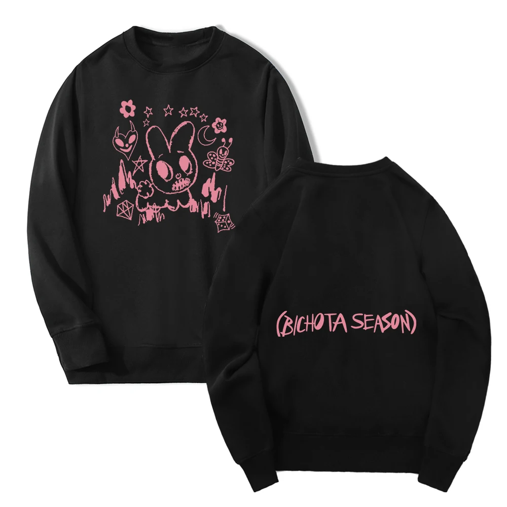 

Karol G Bichota Season Bunny Sweatshirt Manana Sear Bonito Tour 2023 New Logo Crewneck Long Sleeve Streetwear Funny Clothes