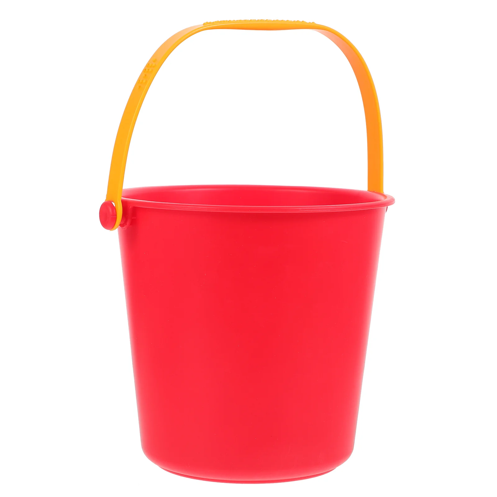 Toys Beach Bucket Play Sand Children's Portable Multi-use Outdoor Lightweight Buckets Playing Red 5