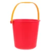 Toys Beach Bucket Play Sand Children's Portable Multi-use Outdoor Lightweight Buckets Playing Red 5