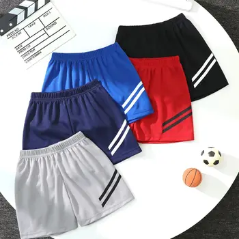 5/1 Pcs Boys' Summer Quick-drying Sports Multicolor Shorts Children's Leisure Joker Fashion Letters Beach Pants Girls' Outdoor 1