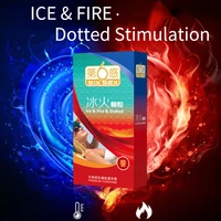24/12PCS Eis Feuer Kondome Sex Spielzeug Für Männer Erwachsene Penis Hülse Partikel Kondome Sicher Empfängnisverhütung Paar Sexy liefert Sexshop 4