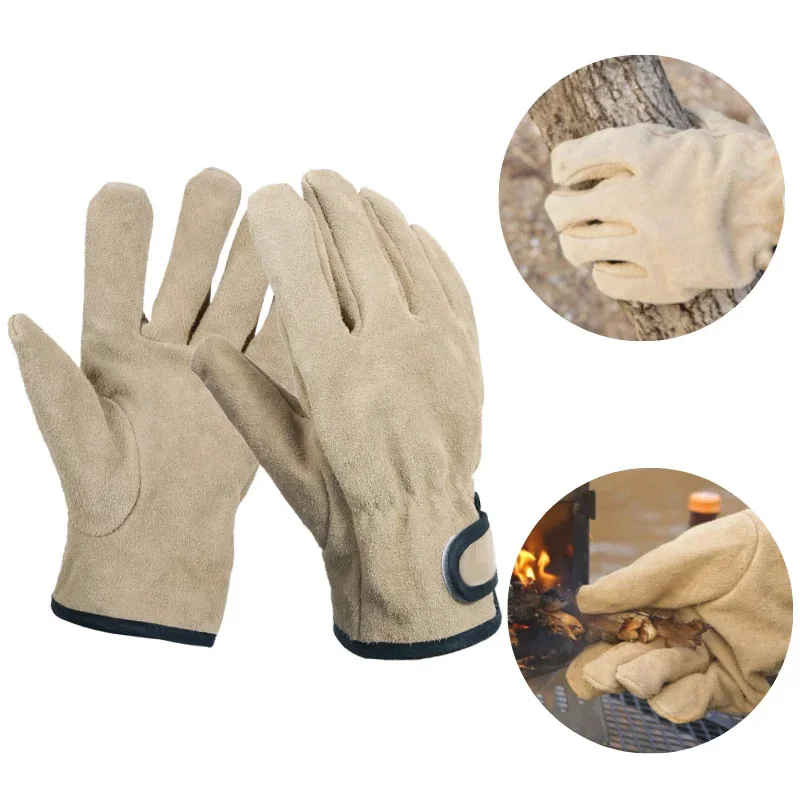 Heat Resistant Leather Gloves 1