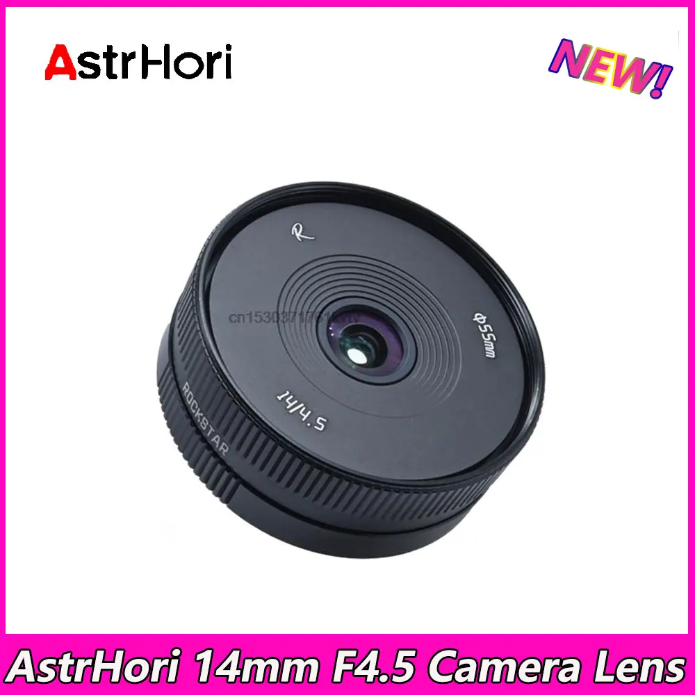 Obiettivo Astrhori 14Mm F4.5 Obiettivo Per Fotocamera Manuale Ultra Grandangolare Aps-C Per Fotocamera Sony E Canonef-M Fuji X Nikon Z M43 Mount
