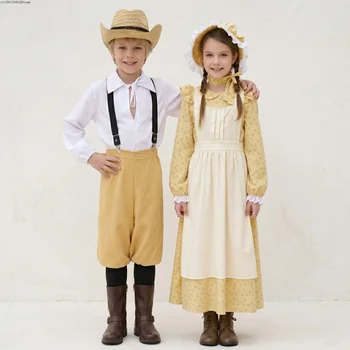 Costume da Cosplay in Stile Pastorale per Unisex, per la Settimana della Lettura, Spettacoli Teatrali e Feste