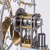 Vintage 4 Blades Heat Powered Stove Table Fan Stirling Engine model Science Experiment Toy 6